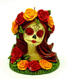 Day of the Dead Tee Light Holder